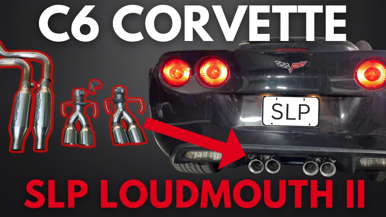 Catback EXHAUST Install for the C6 Grand Sport! [SLP LOUDMOUTH II]