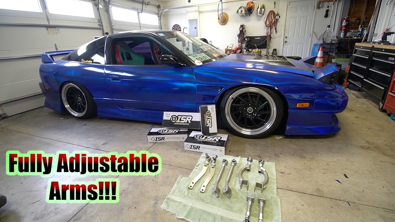 Installing ISR Pro Suspension Arms on my 240sx!!