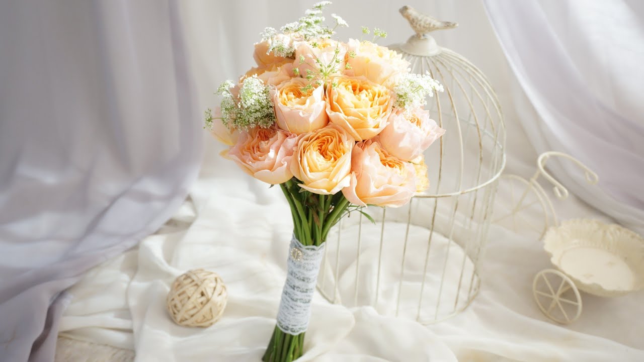 2020년 아름다운 신부의 🌼웨딩부케🌼 _ how to make a wedding bouquet
