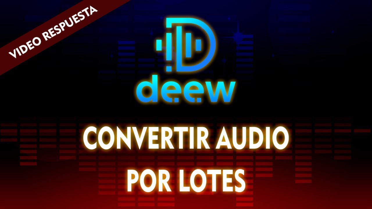 Cómo convertir formato de audio con DEEW Dolby Encoding Engine Wrapper