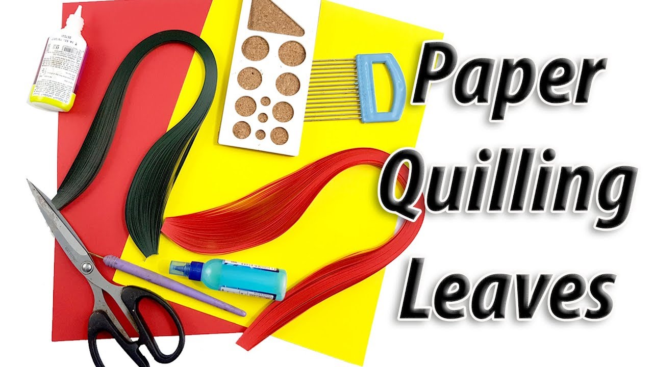 DIY Paper Quilling leaves Tutorial | How to make | 17 leaves tutorials | JK Arts 1435