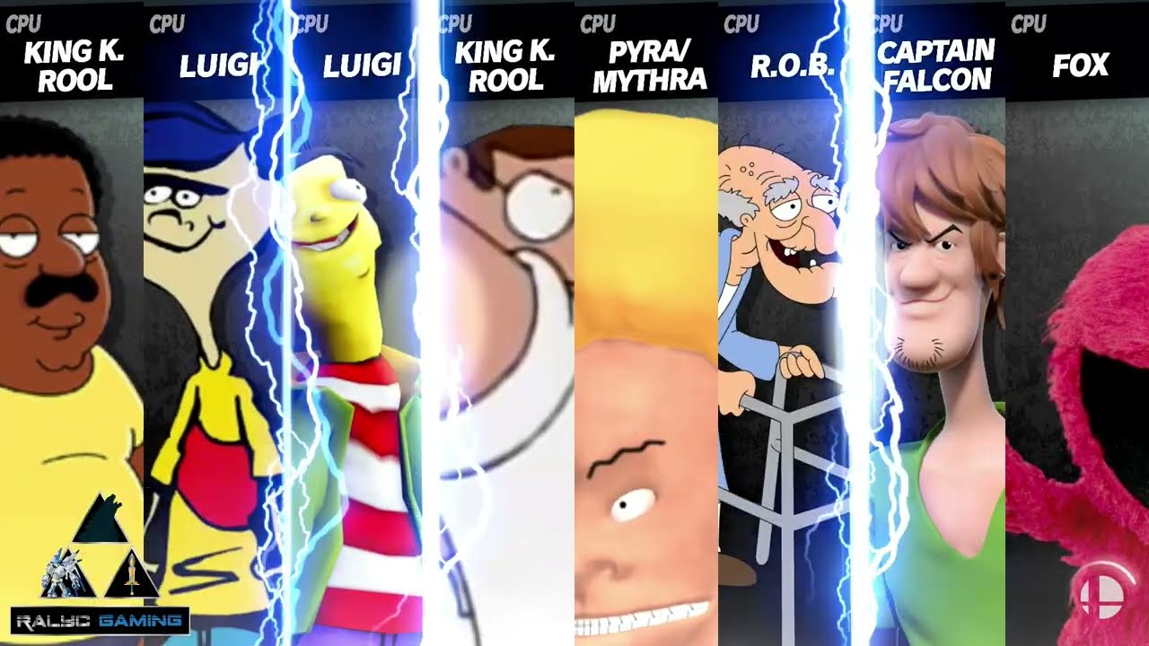 Cleveland vs Rolf vs Ed vs Peter Griffin vs Beavis & Butt-Head vs Herbert vs Shaggy vs Elmo