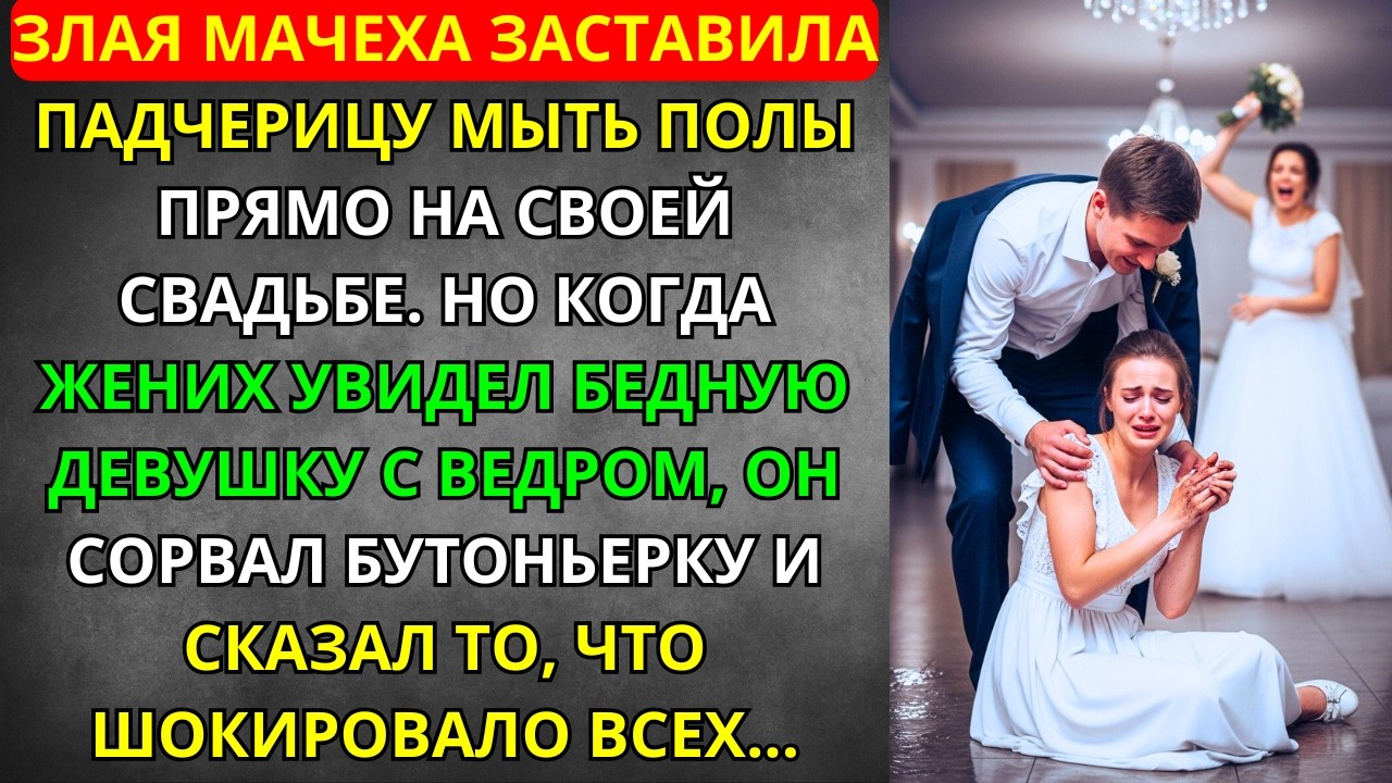 Она мыла полы на СВАДЬБЕ сестры! ЖЕНИХ увидел ее с ведром, СОРВАЛ БУТОНЬЕРКУ и ШОКИРОВАЛ ЗАЛ...