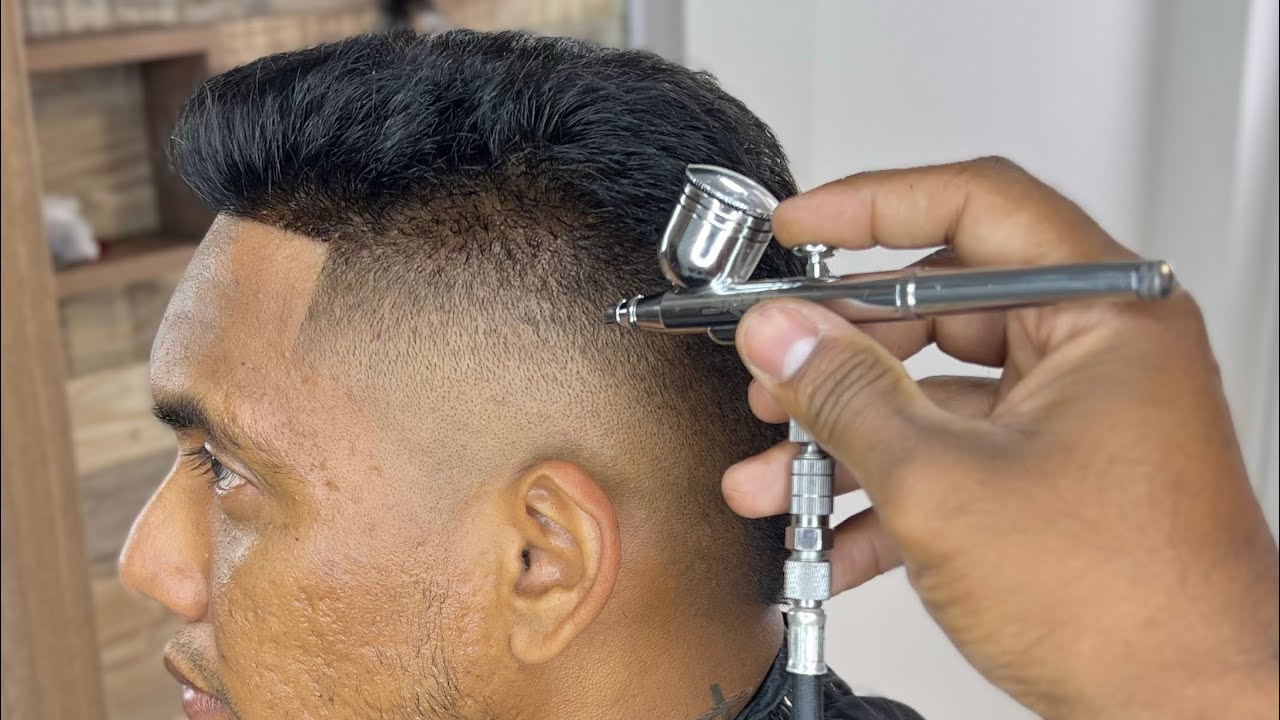 [Tutorial] COMO PIGMENTAR con EL AERÓGRAFO PROFESIONALMENTE- Crazy Barber
