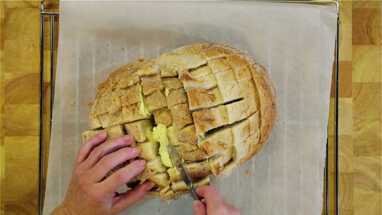 Plukbrood met kaas