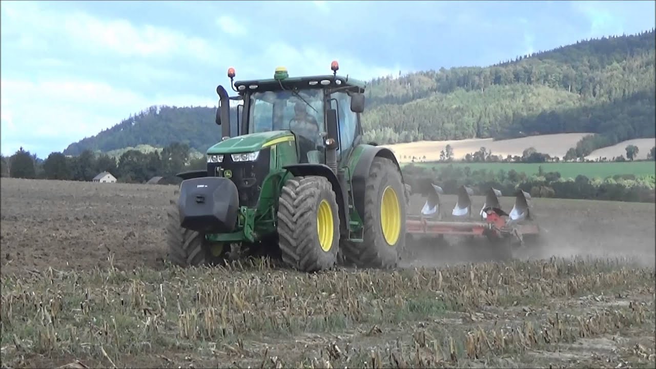 John Deere 7250R s pluhrm Gregoire Besson