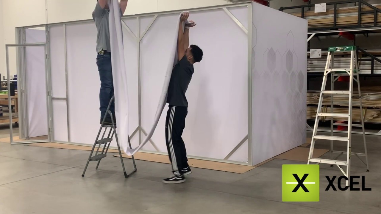 SEG (Silicone Edge Graphics) Frame System Assembly - Time Lapse | XCEL