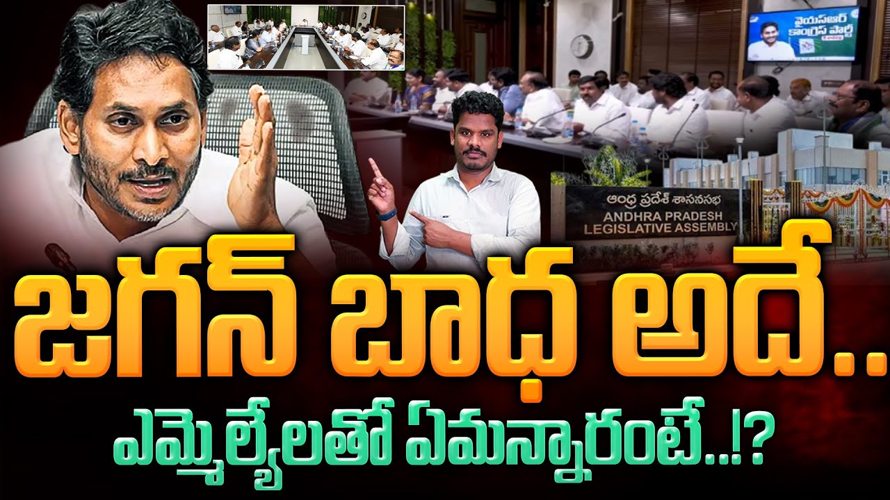 YS Jagan About Assembly: జగన్ బాధ అదే.. ఎమ్మెల్యేలతో ఏమన్నారంటే..!? | AP 175