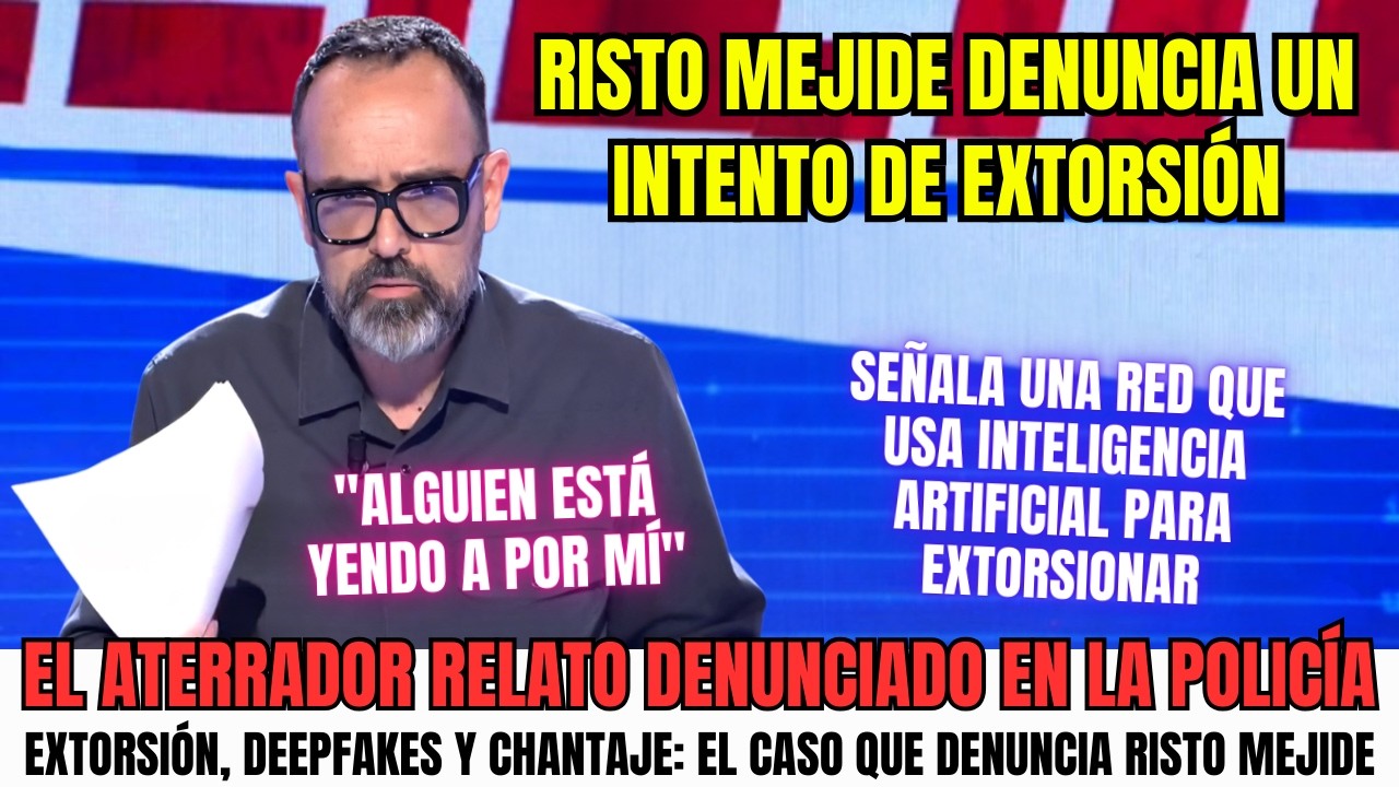 Risto Mejide destapa una trama de suplantación y fotos manipuladas