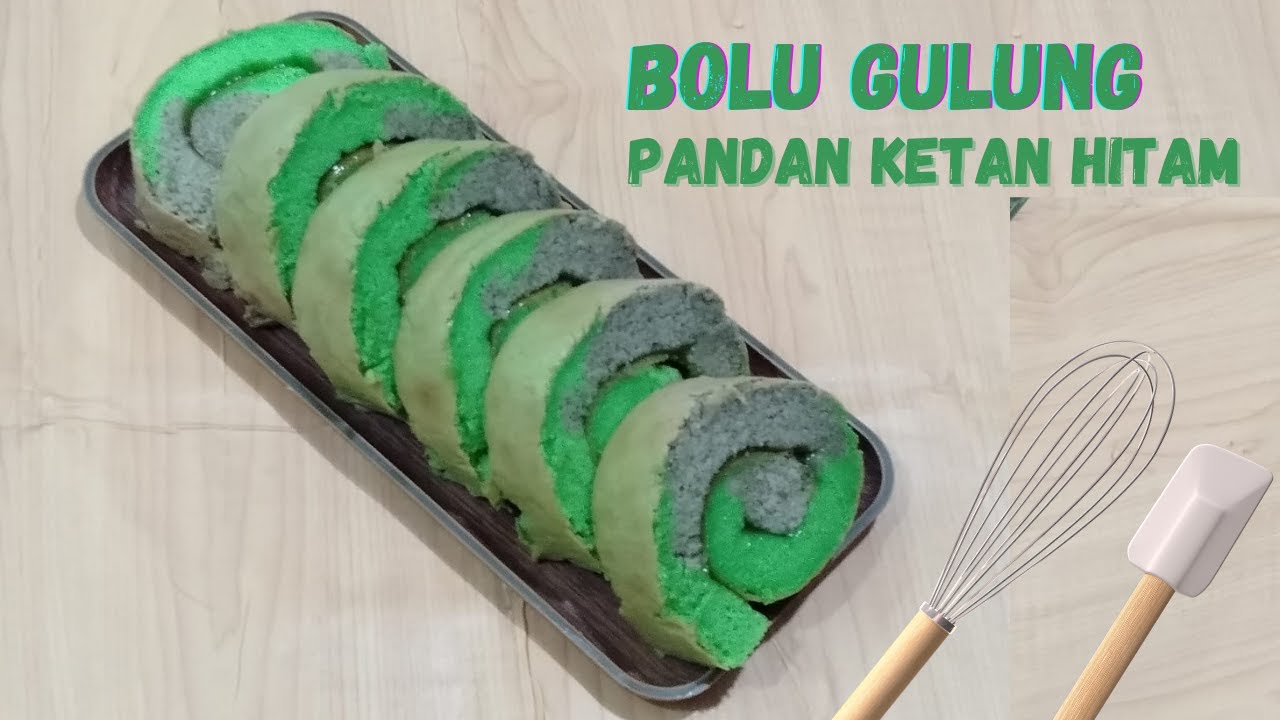🔴SIMPLE SEKALI BUATNYA ‼️BOLU PANDAN KETAN HITAM ‼️ METODE ALL IN..