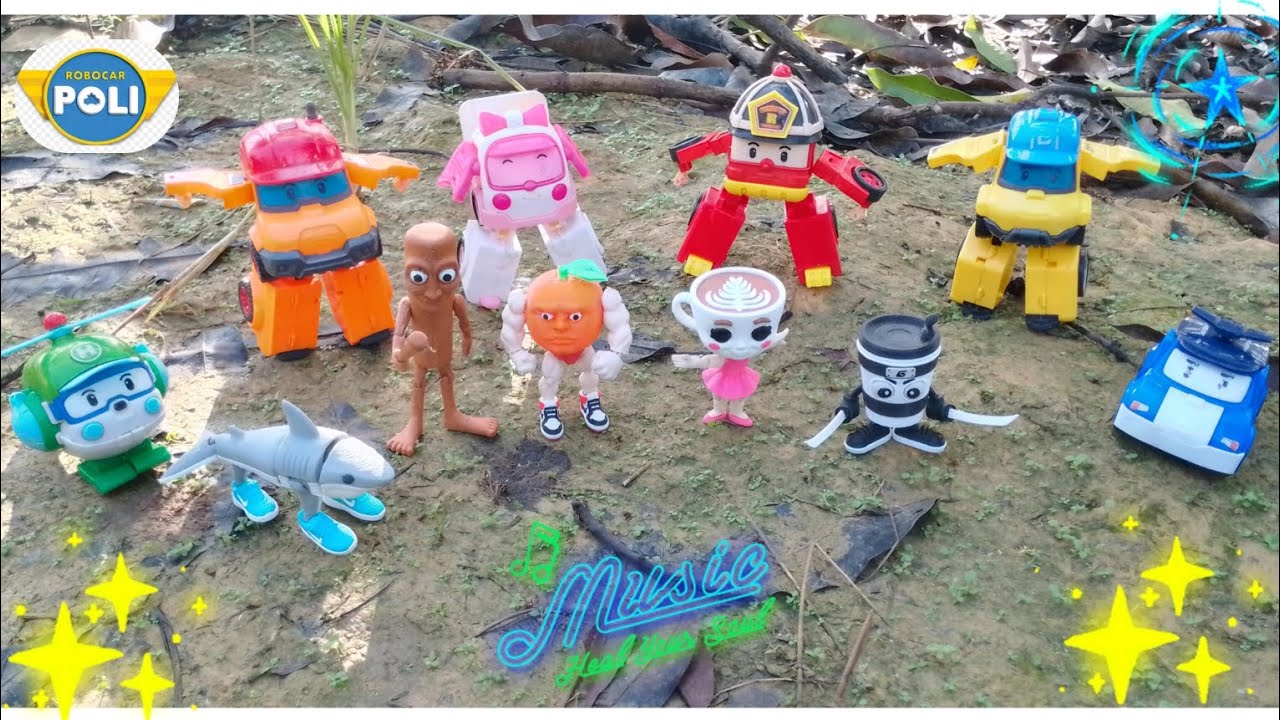 BERMAIN BERSAMA ROBOCAR POLI DAN TUNG TUNG SAHUR DAN TEMAN TEMAN 