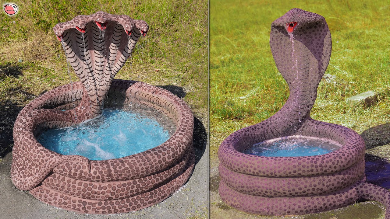 Cement Snake Making - Cement Hacks #snake #making #diy