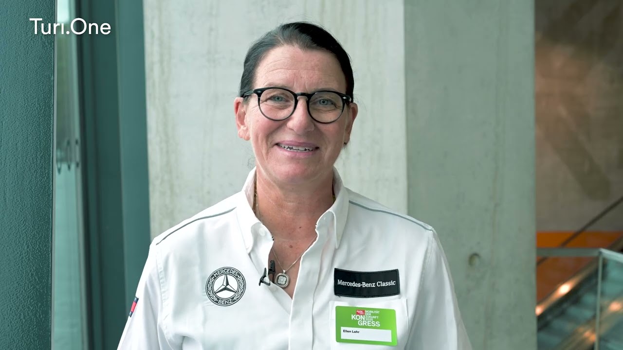 Autorennfahrerin Ellen Lohr im Video-Fragebogen 