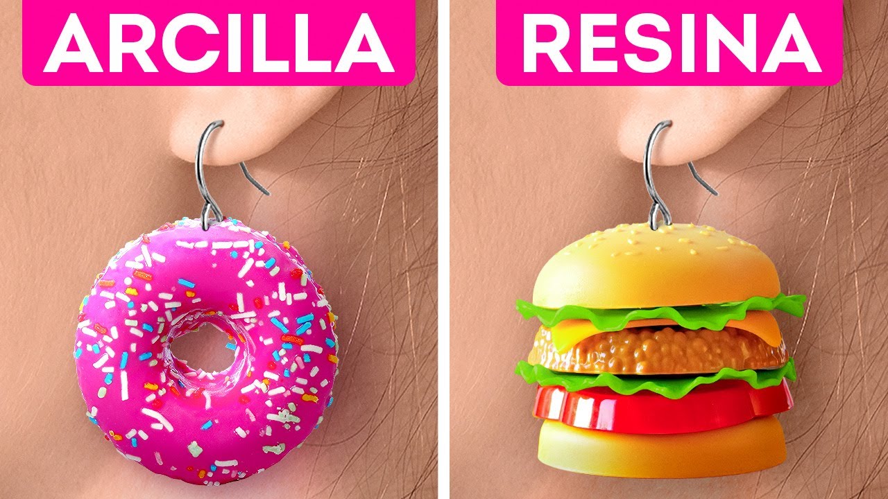 FANTÁSTICAS JOYAS Y MINI DECORACIONES || ARTESANÍAS DE RESINA EPÓXICA Y ARCILLA POLIMÉRICA