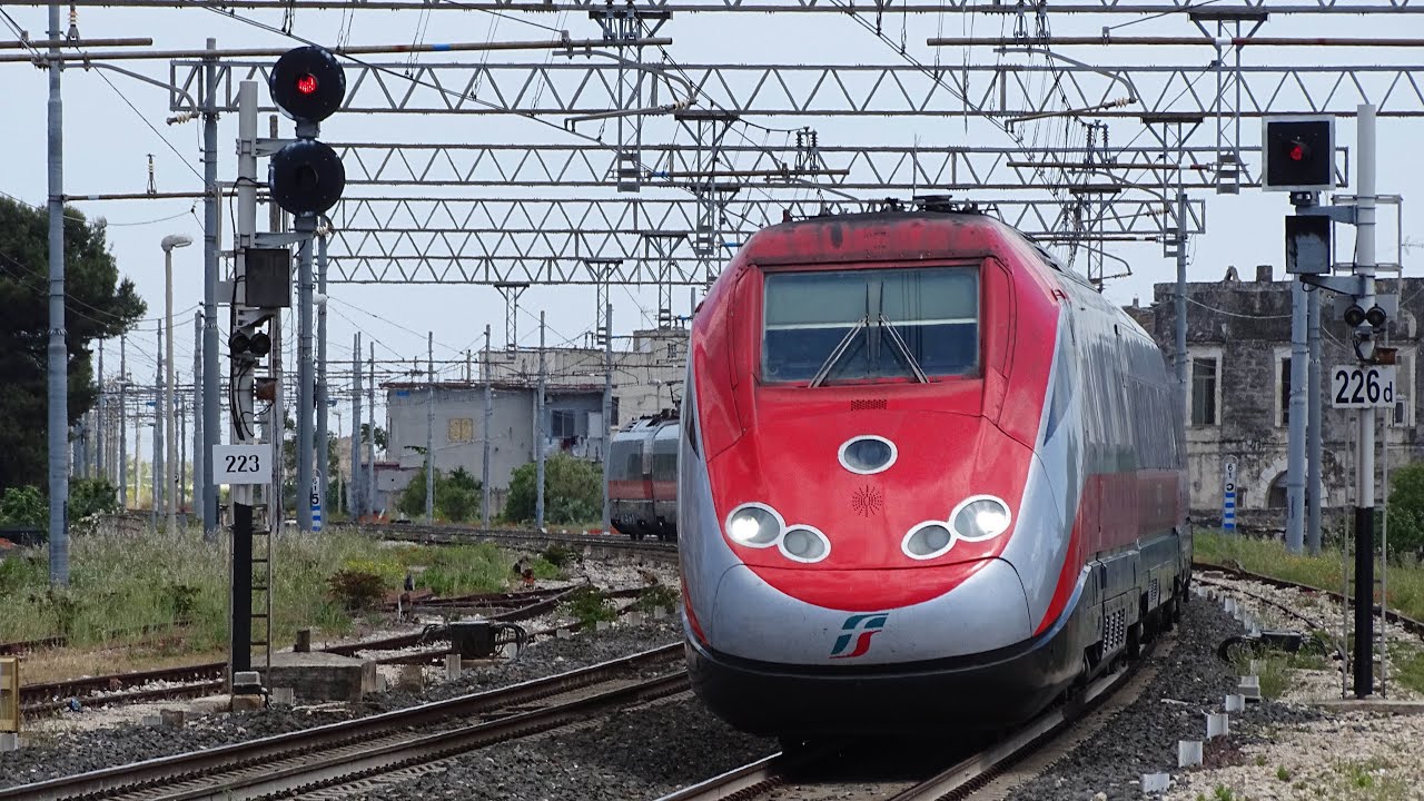 TRENI VELOCI IN TRANSITO A BISCEGLIE: FRECCE, INTERCITY, MERCI & ALTRO