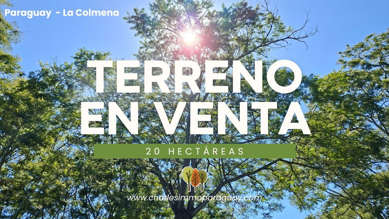 Paraguay La Colmena - Terreno de 20 Hectáreas con Naciente en venta