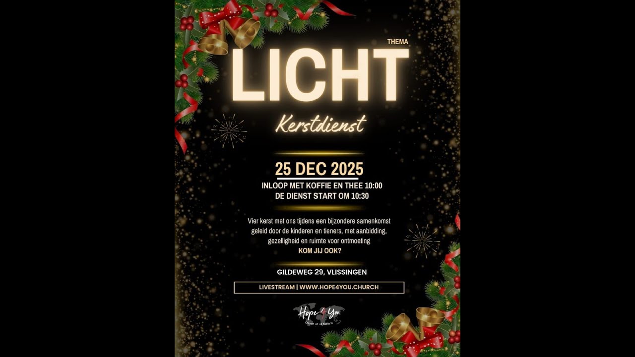 Kerst | LICHT | Hope4YouChurch | 25-12-2025
