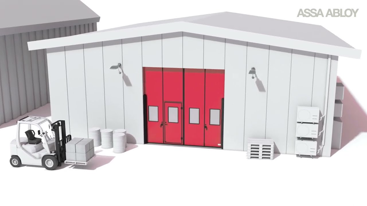 ASSA ABLOY FD2350P insulated folding door: Engineered for efficiency and durability