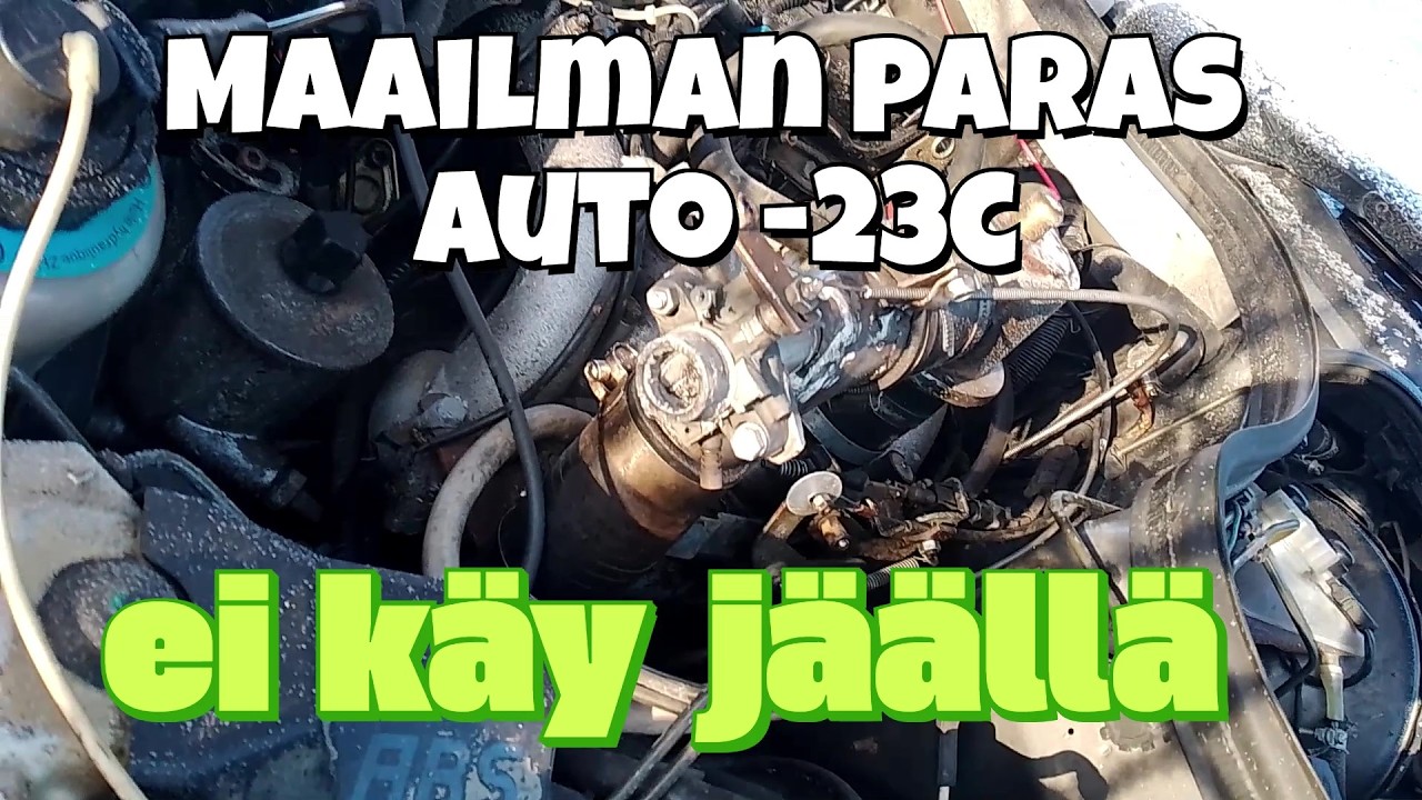 W124 häkäpönttö käynnistys fail -23c