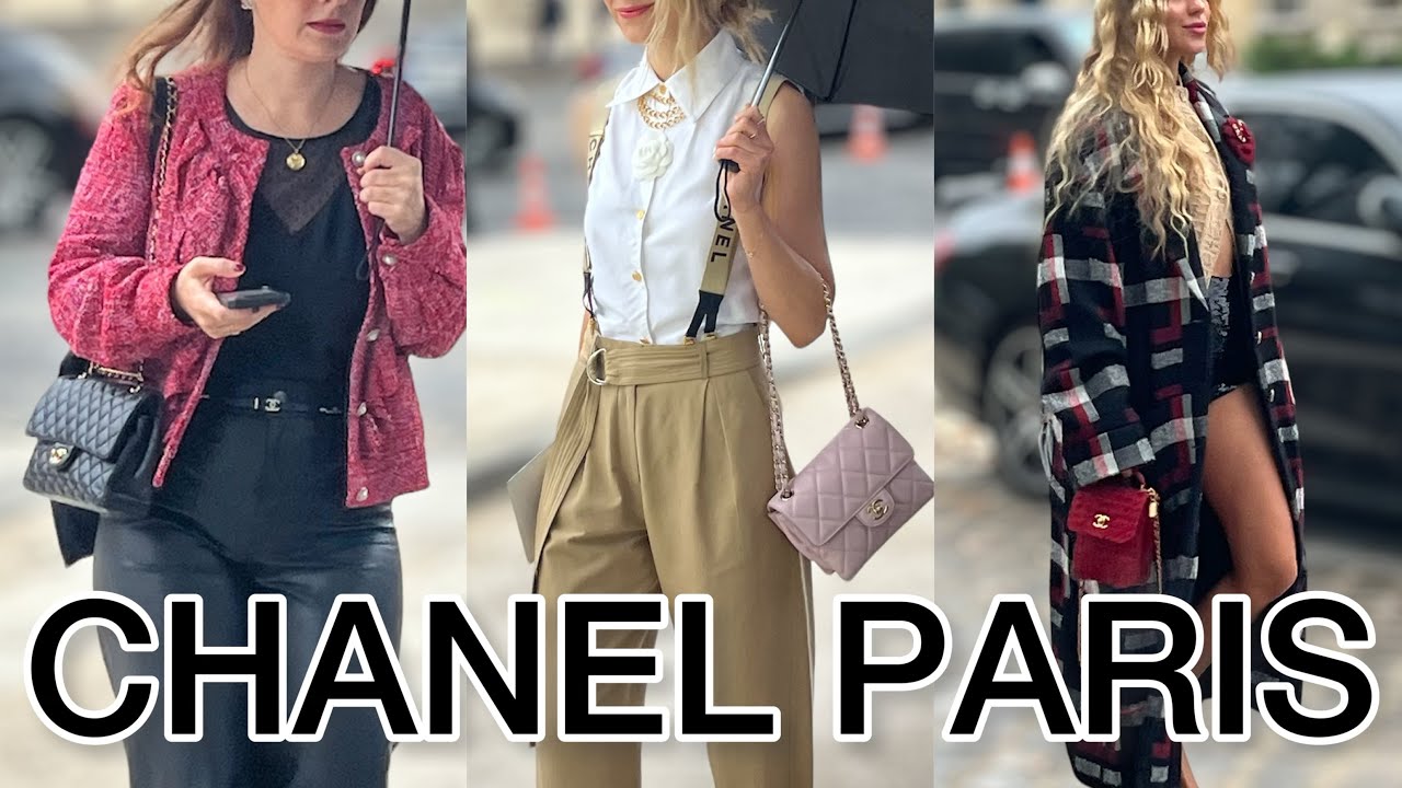 CHANEL Paris Street Style Неделя моды в Париже 2023-2024 гг.