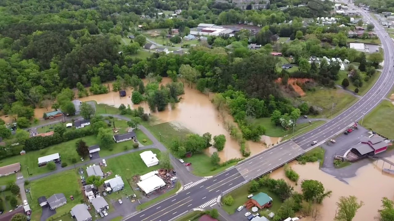Pigeon Forge Flooding - Wears Valley Rd - 5/4/2021