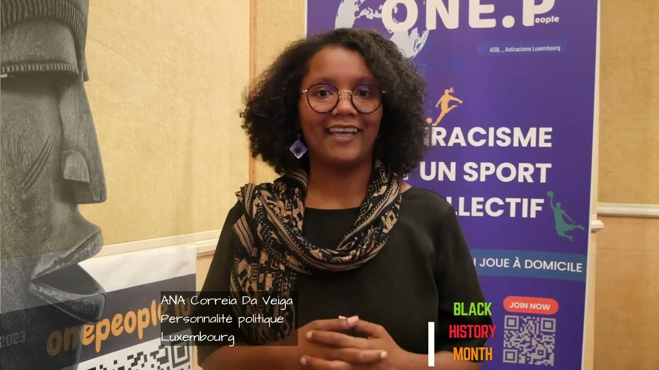 Ana correia da veiga Back History Month Luxembourg 2023