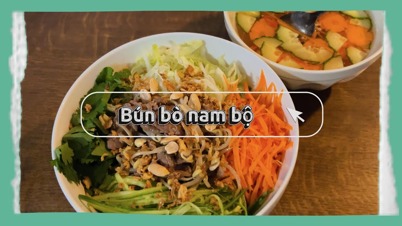 Jak připravit Bún Bò Nam Bộ??? #capcut #bunbonambo #cooking