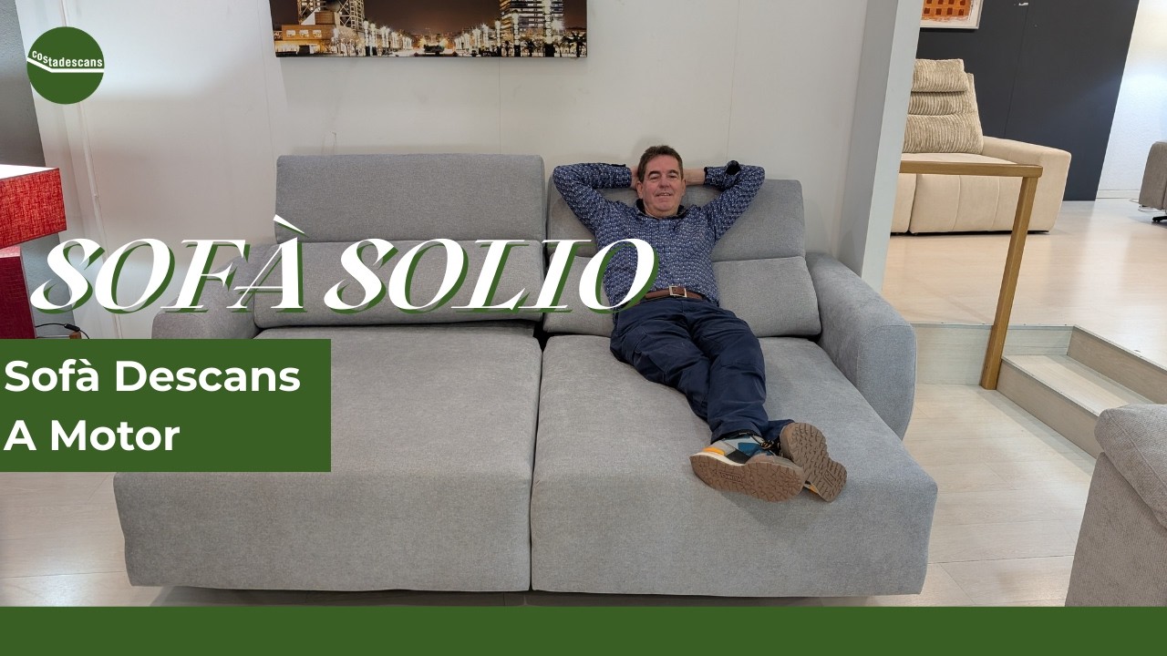 Sofà SOLIO de Costadescans 🌿🛋️ | Sofa Descans Pota Alta, Sofà a Motor per a la Teva Llar a Mataró