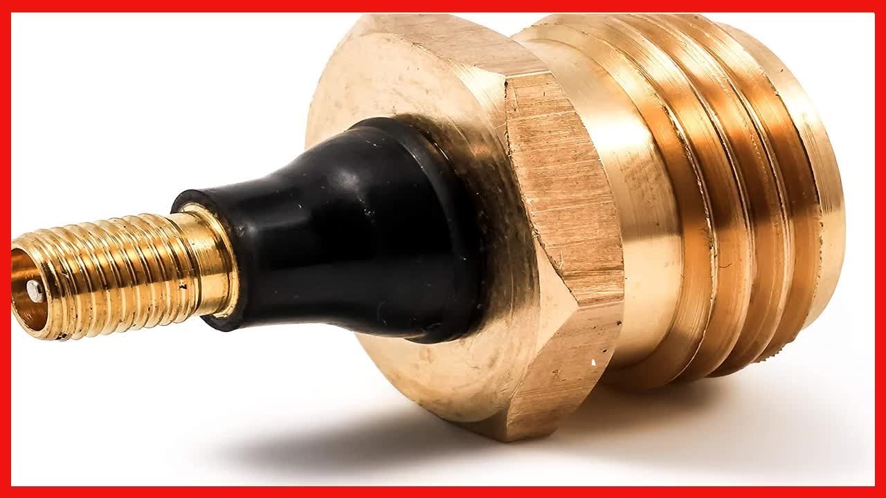 Great product -  Camco RV Brass Blow Out Plug | Helps Clear Your RV's Water Lines During Winterizati