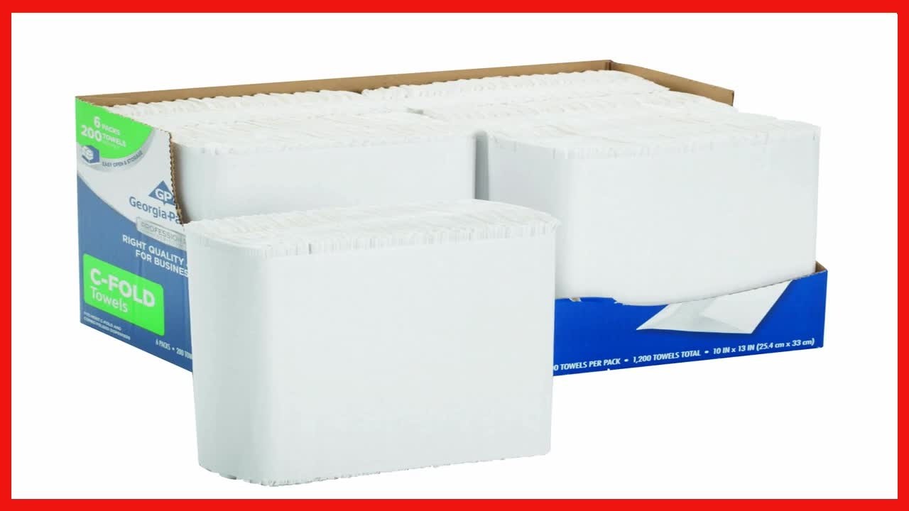 Premium 1 Ply C Fold Paper Towels Absorbency Meets Convenience