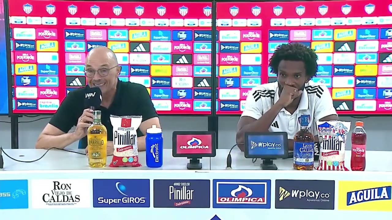 Rueda de prensa de Junior tras su partido con América