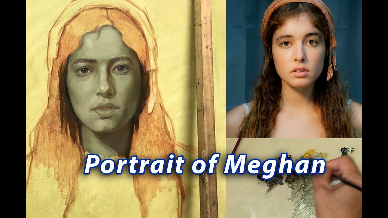 Portrait of Meghan - Oil on linen. P2
