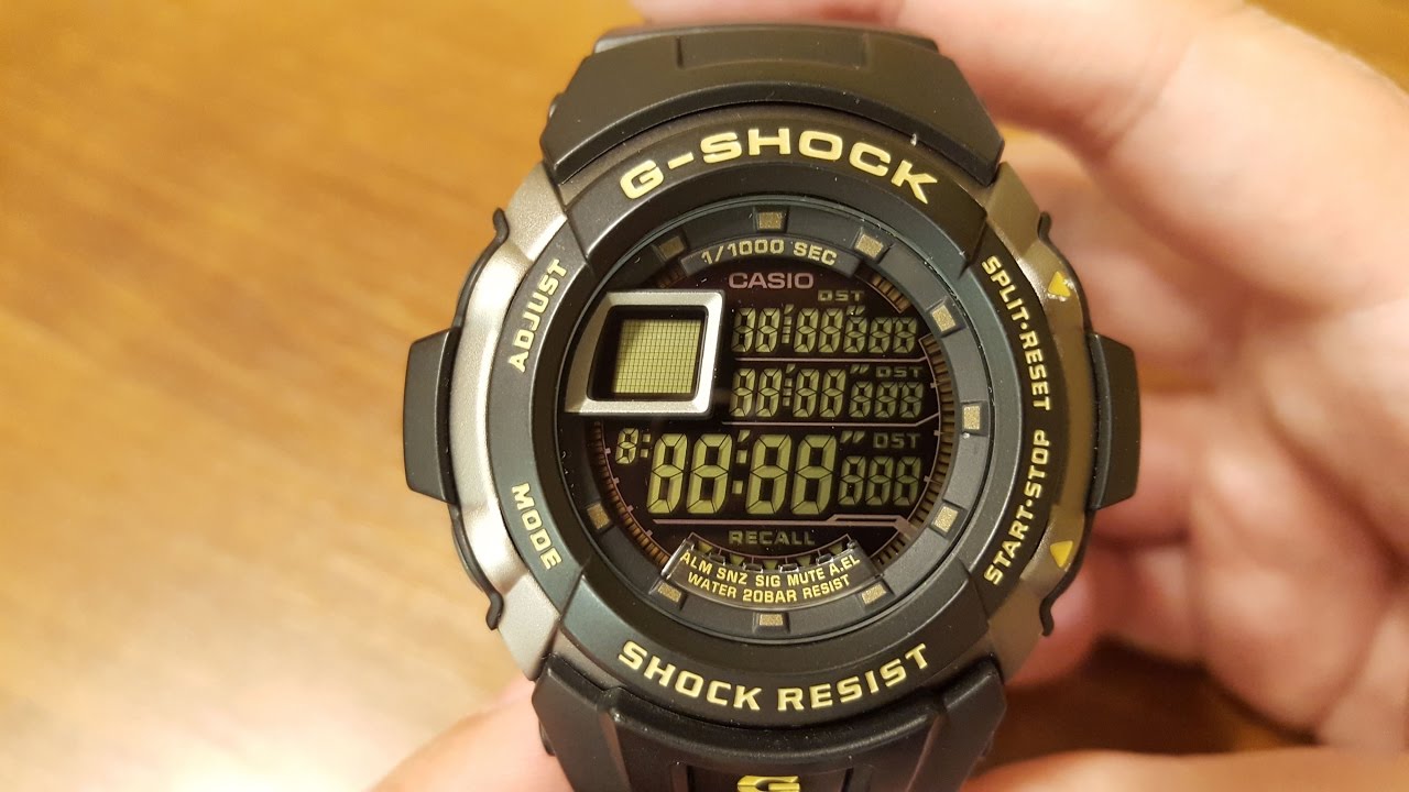 Casio G-Shock G-7710-1ER - tryb serwisowy [PL]
