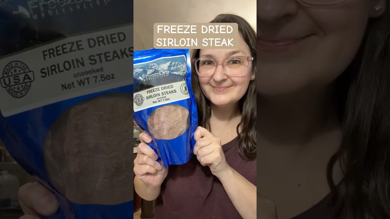 Freeze dried sirloin steak &bull; #food #foodreview #foodie #emergencyfood #eating #freezedried #steak