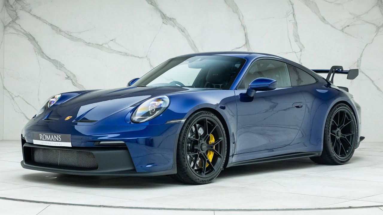 2022 Porsche 911 (992) GT3 - Gentian Blue - Walkaround & Interior & Revs [4K]
