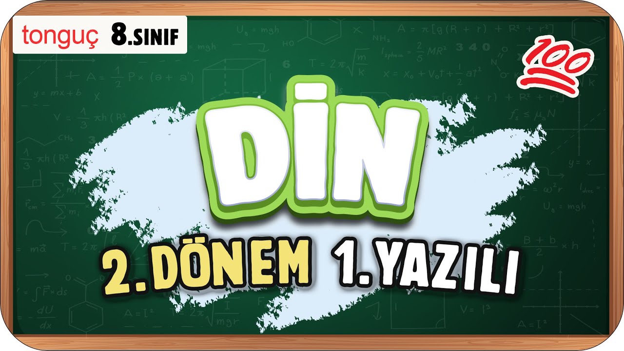 8.Sınıf Din 2.Dönem 1.Yazılıya Hazırlık 📑 #2025