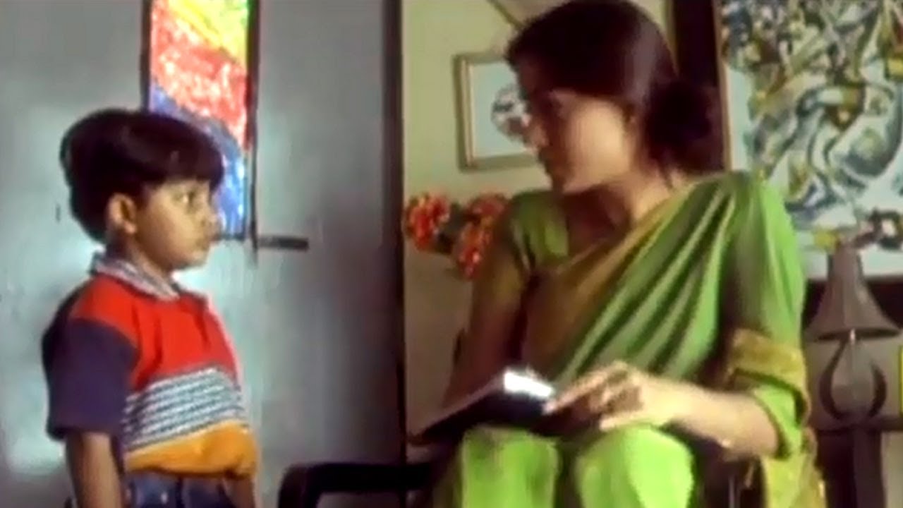 Yuvaraju Movie || Simran Slapping Master Teja Scene  || Mahesh Babu,Simran
