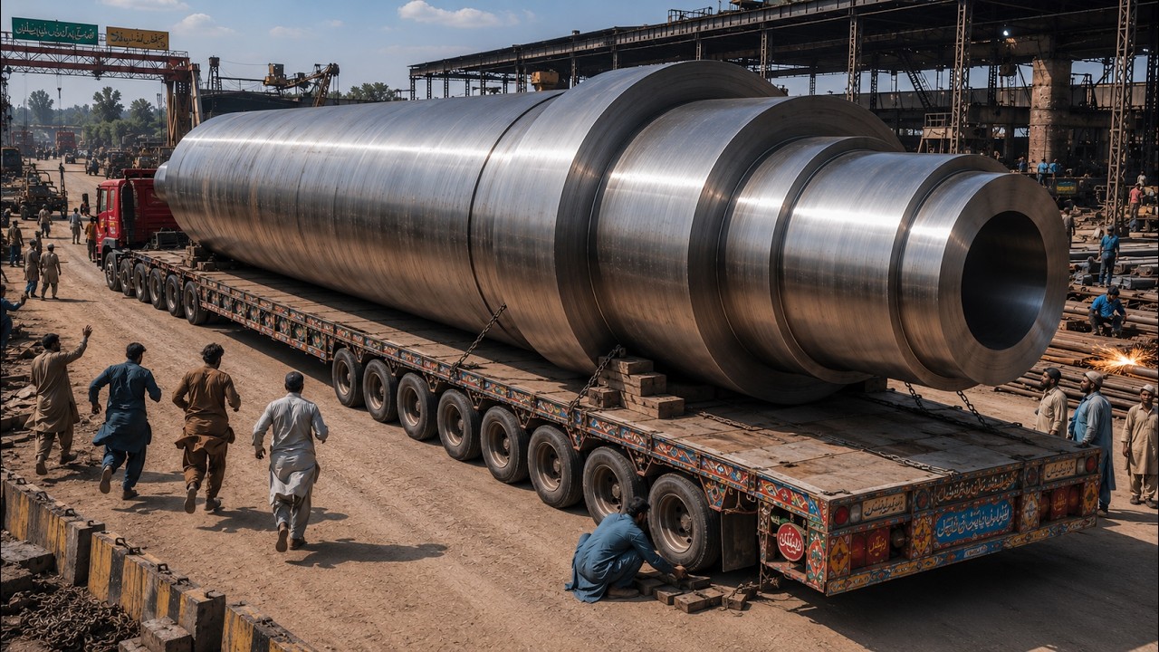 Giant Ship Shaft Manufacturing | Heavy-Duty Marine Engineering Process