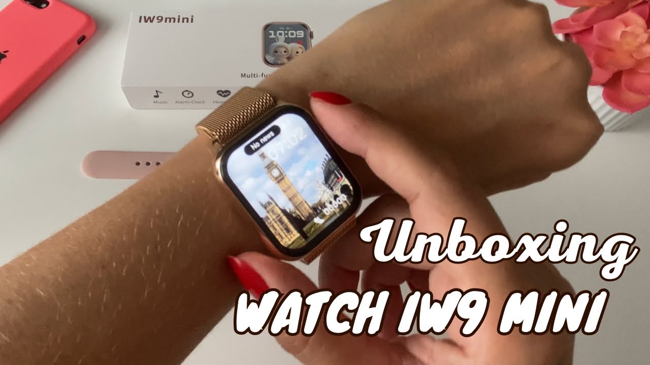 Smartwatch IW9 Mini 41mm | OLED screen | Games | Aesthetic Apple Watch Series 8 | Unboxing