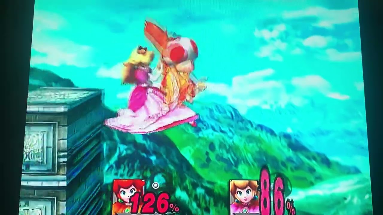 Super Smash Bros Brawl, Peach, Speed Skater Fight, 💖 21