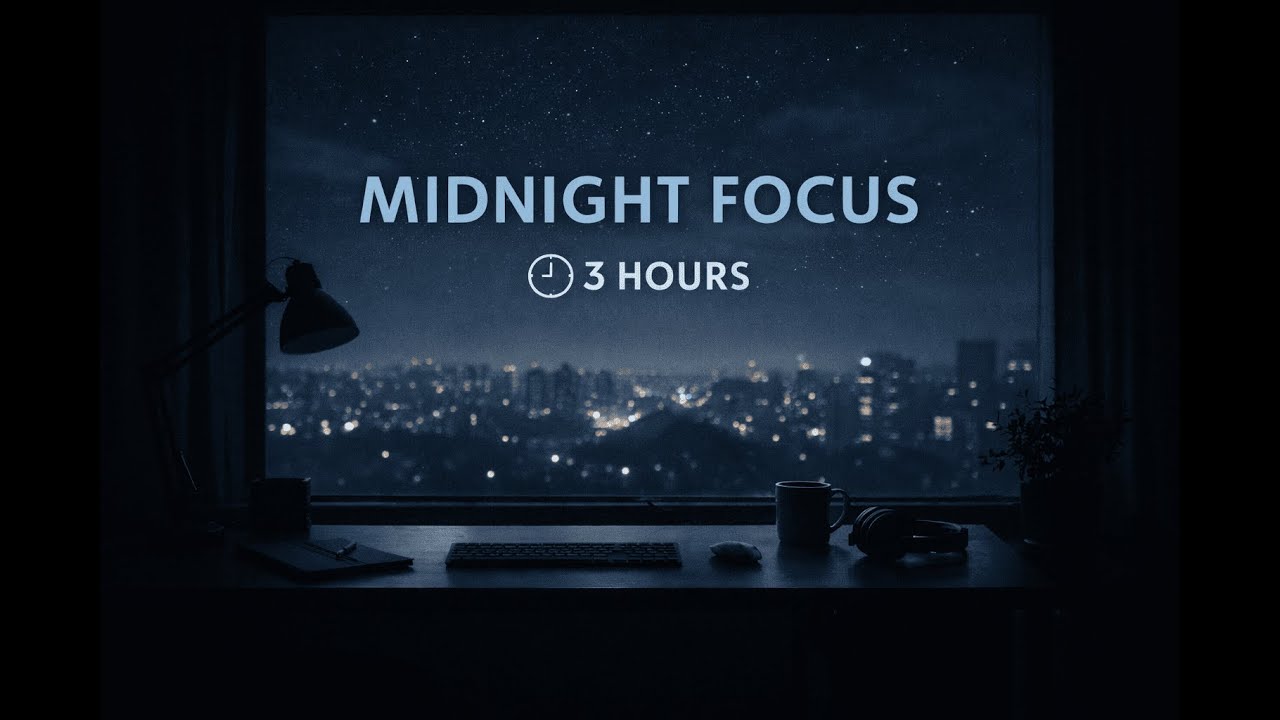 Ambient Study Lab – Midnight Focus (3 Hours)