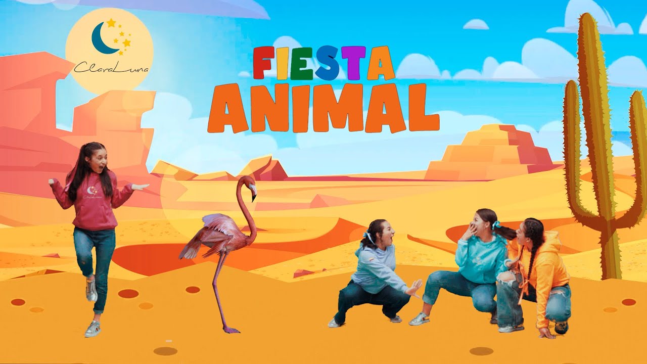 Fiesta Animal - ClaraLuna (Video oficial) Álbum MARAKEI