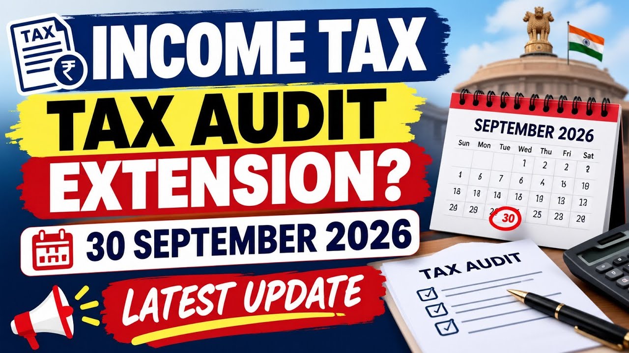 TAX AUDIT EXTENSION 2026 ? || CBDT LATEST UPDATE || CMA AARTI SHARMA 