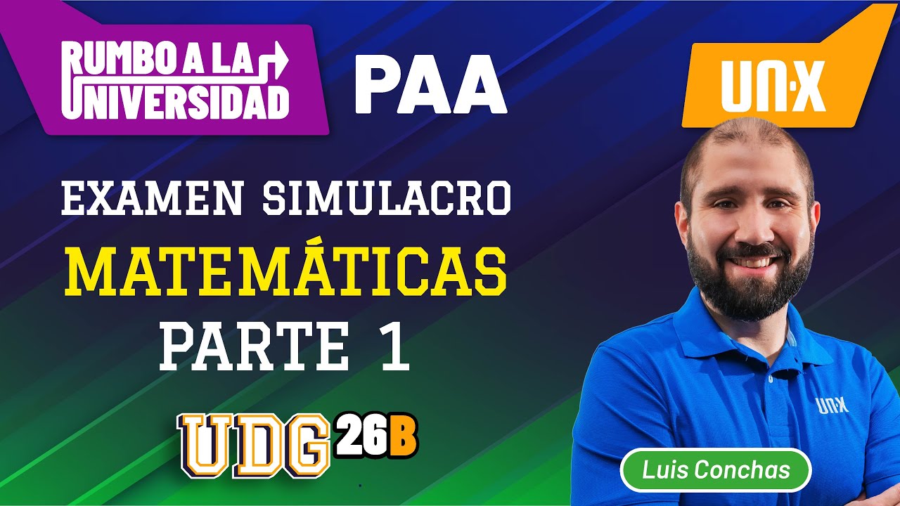 EXPLICACIÓN MATEMÁTICAS - PT. 1 // Simulacro Nacional 