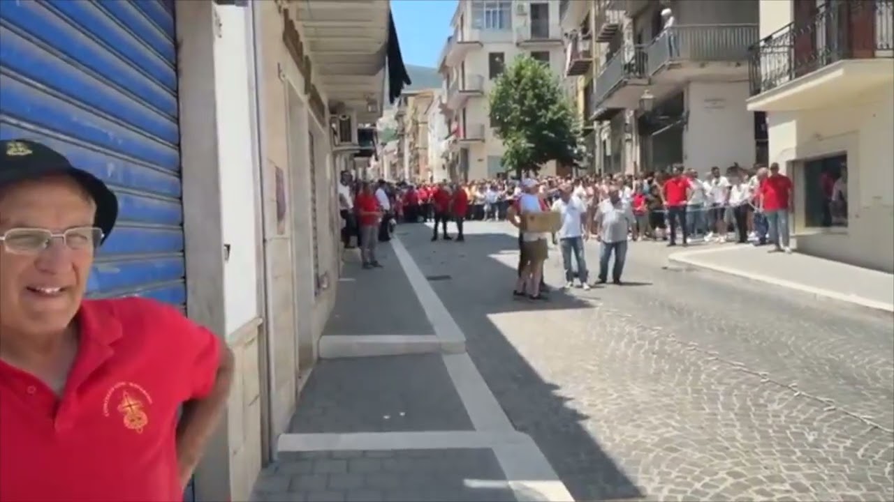Seconda Parte Maschiata (Scoppio mortaretti lungo il percorso del Carro) Festa Gesù Nazareno 2025