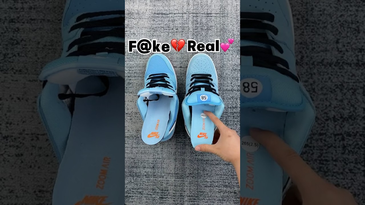 Real Vs Fake Club 58 Gulf Dunks #sneakerhead #sneakers #viral