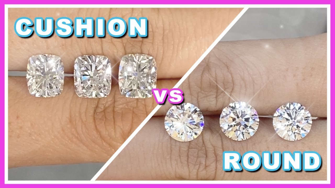 How to Choose Between Round or Cushion Diamond? Brilliant vs Crushed Ice EXPLAINED