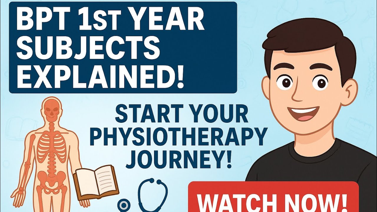 BPT 1st Year Subjects Explained | Bachelor of Physiotherapy Beginners Guide