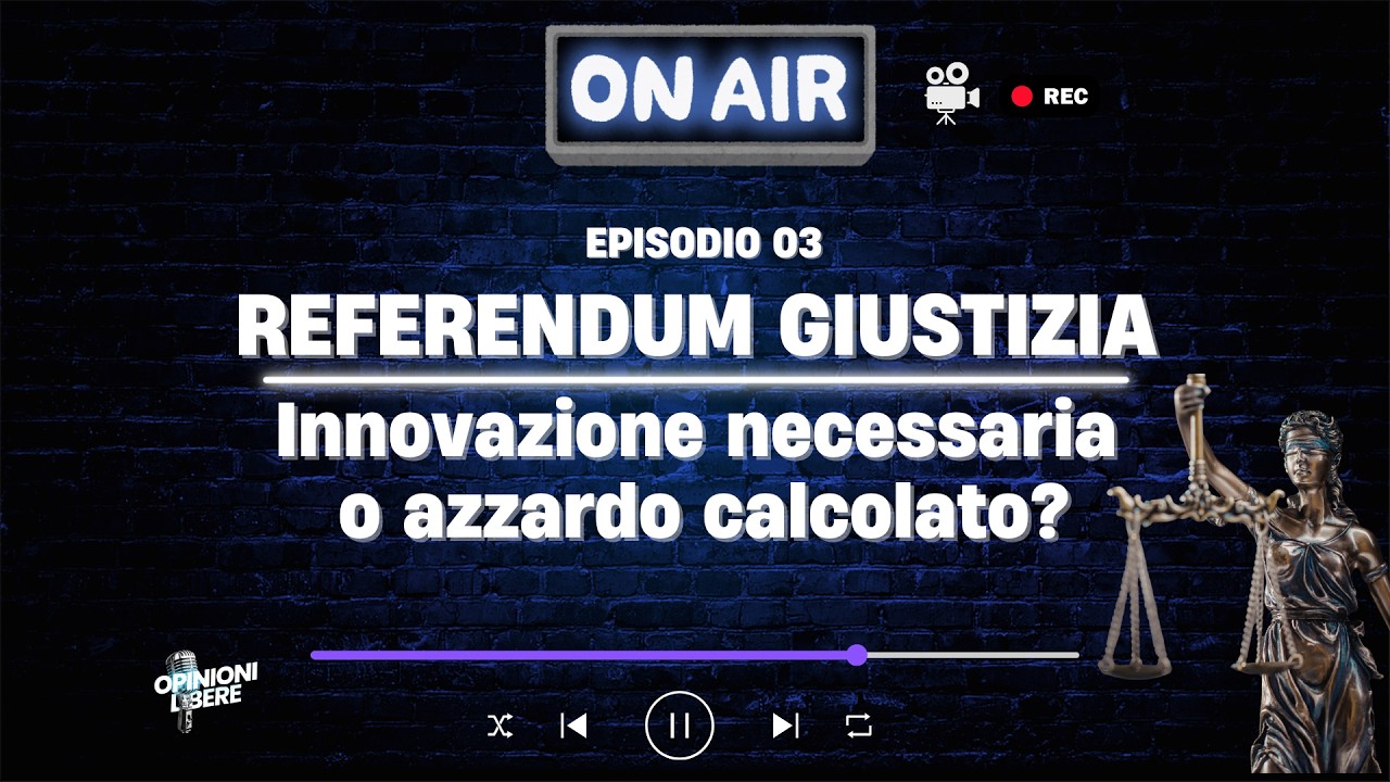 REFERENDUM GIUSTIZIA: innovazione necessaria o azzardo calcolato
