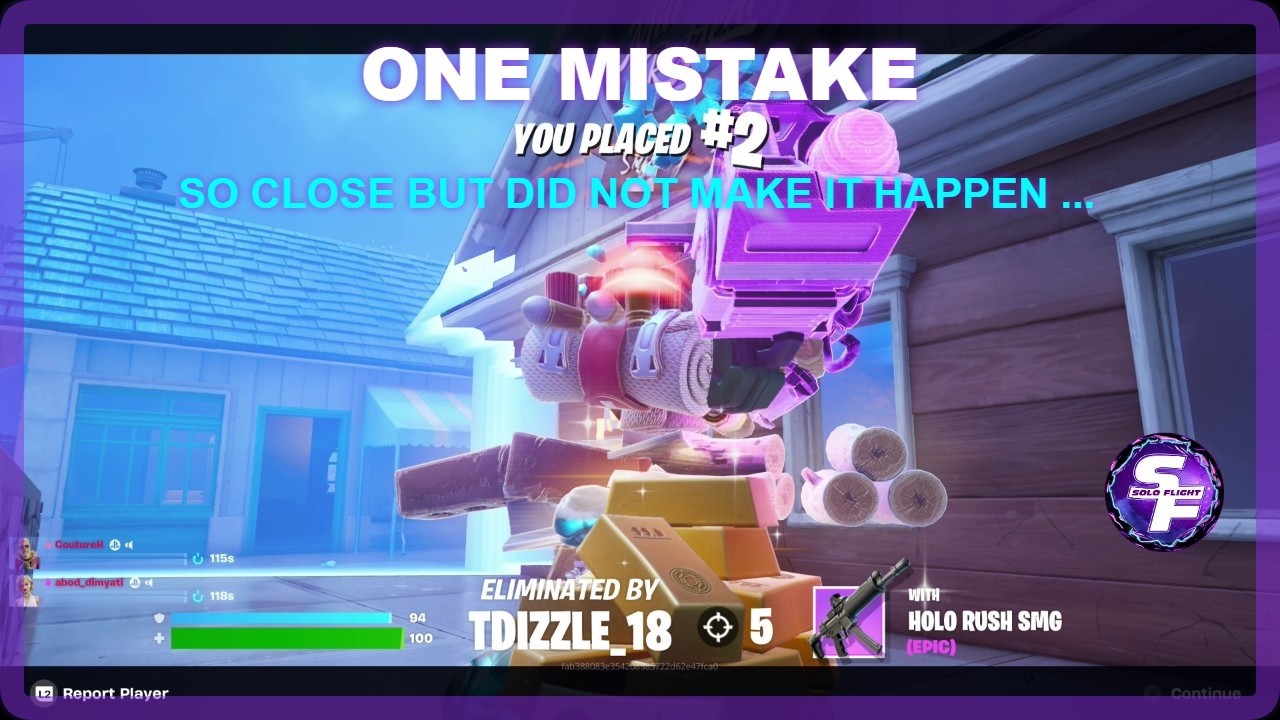 One Small Mistake Cost the Win…